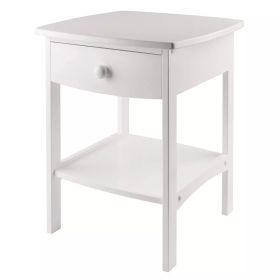 Claire Accent Table White