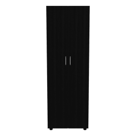Slim Armoire Barkley, Bedroom, Black