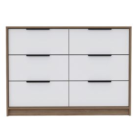 4 Drawer Double Dresser Maryland, Bedroom, Pine / White