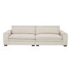 Mid-Century Sofa Couch Modern Upholstered Couch for Livingroom,Bedroom, Apartment, Home Office Beige