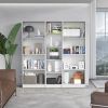Trues 3 Piece Living Room Set with 3 Bookcases, White