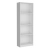 Emery 3 Piece Living Room Set with 3 Bookcases, White