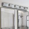 Modern Bathroom Vanity Lighting 5-Light LED Vanity Lights Over Mirror Bath Wall Lighting