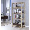 ACME Yumia Bookshelf in Gold 92787