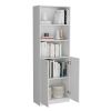Cedar 2 Piece Living Room Set with 2 Bookcases, White