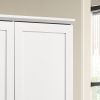 Lincoln 35" White Storage Cabinet with Swing-Out Storage Door