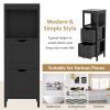 Freestanding Storage Cabinet with 2 Removable Drawers for Bathroom