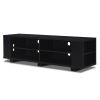Modern TV Stand in Walnut Wood Finish - Holds up to 60-inch TV