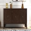 Accent Storage Cabinet with Adjustable Shelf - Wooden Construction for Entryway, Living Room, Bedroom