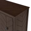 Accent Storage Cabinet with Adjustable Shelf - Wooden Construction for Entryway, Living Room, Bedroom